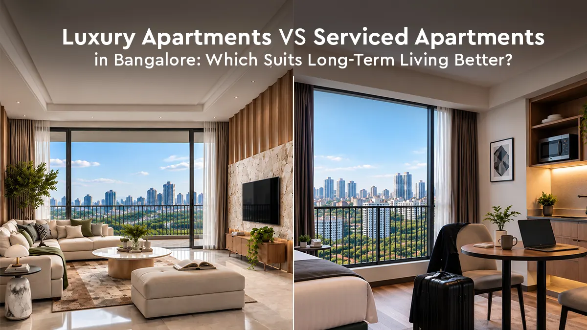 Luxury Apartments vs Serviced Apartments in Bangalore: Which Suits Long-Term Living Better?